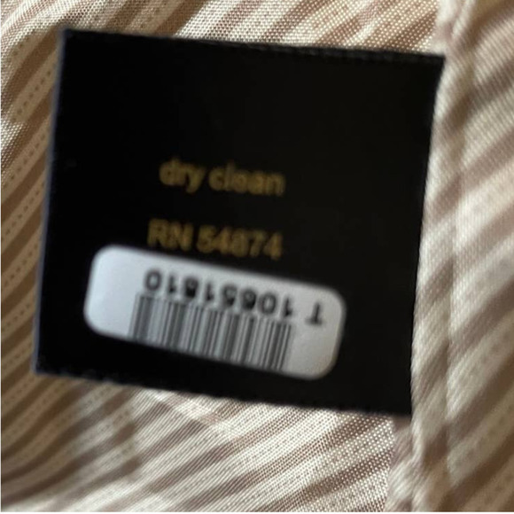 OBR Womens Classic Fit Single Button Blazer Jacket Long Sleeve Size S Yellow - Picture 11 of 11